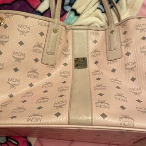 Mcm pink tote
